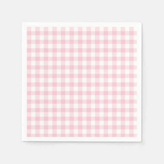 Classic Gingham Classical Pink Servet (Voorkant)