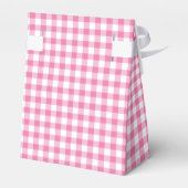 Classic Gingham Fuchsia Bedankdoosjes (Achterkant)