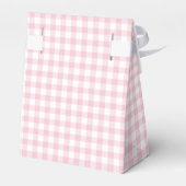 Classic Gingham Pink Bedankdoosjes (Achterkant)