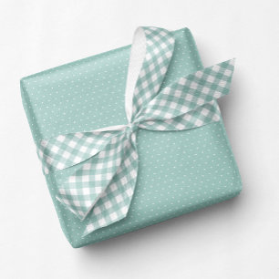Classic gingham schattig blauwgroen check baby cad lint