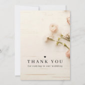 Classic Glam bruiloft uitnodiging | Stijlvol Aange (Achterkant)