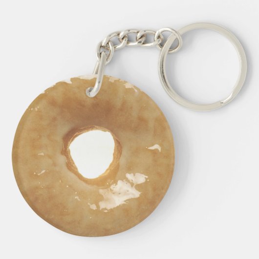 Classic Glazed Donut Novelty Sleutelhanger (Achterkant)