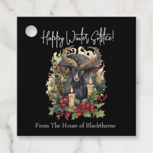 Classic Goat Yule Bedankjes Labels