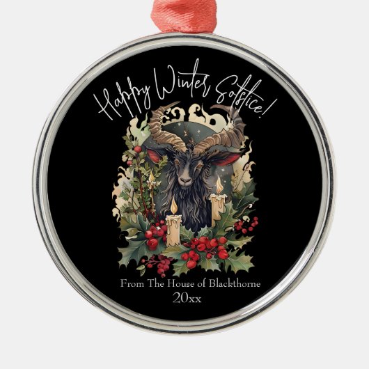 Classic Goat Yule Ornament (Voorkant)