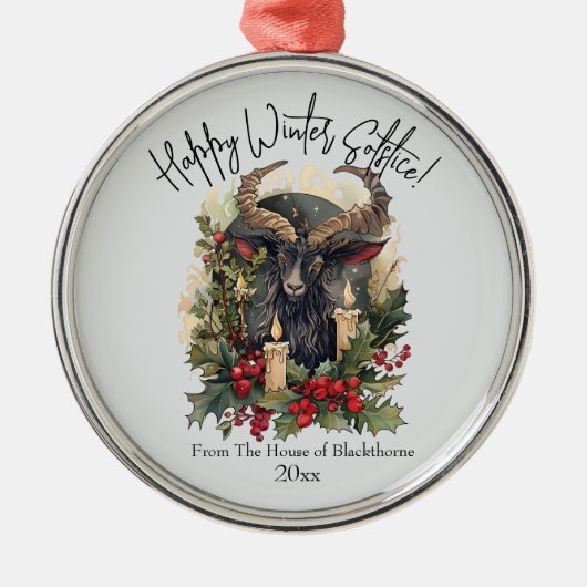 Classic Goat Yule Ornament (Voorkant)