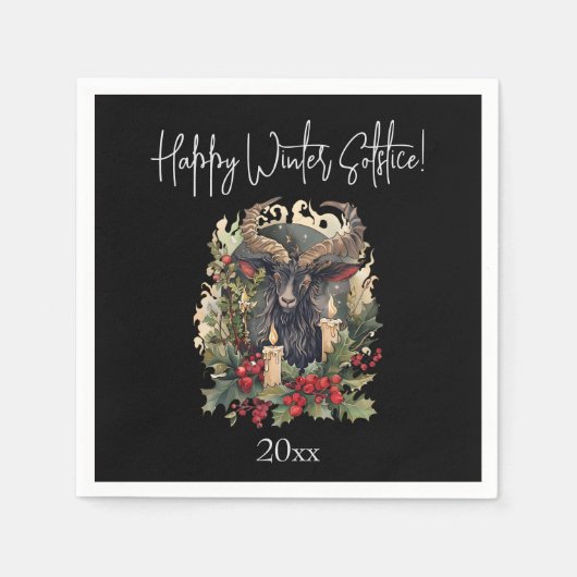 Classic Goat Yule Servet (Voorkant)