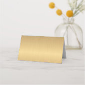 Classic Gold Black Rose Cartes de Place (Dos)