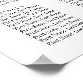 Classic Gold Crest Wedding Seding Chart Sign Poster (Hoek)