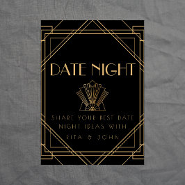 Classic Gold  Date Jar Ideeën Trouwbord Reclamebord Met Voetstuk