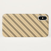 Classic Gold Diagonal Stripe iPhone / coque ipad (Dos (Horizontal))