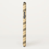 Classic Gold Diagonal Stripe iPhone / coque ipad (Dos/Droite)