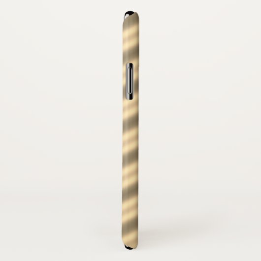 Classic Gold Diagonal Stripe iPhone / coque ipad (Dos/Droite)