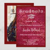 Classic Gold & Magenta  foto Kaart (Voorkant / Achterkant)