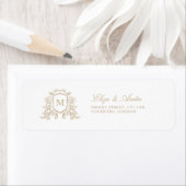 Classic Gold Monogramme Retourner les étiquettes d (En situation)