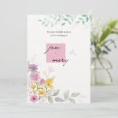 Classic Gold Script Wedding Invitation  trendup (Debout devant)