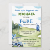 Classic Golf Boy Invitation Anniversaire (Devant)