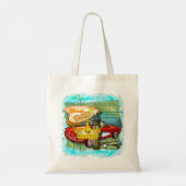 Classic Golf Dad Tote Bag (Achterkant)