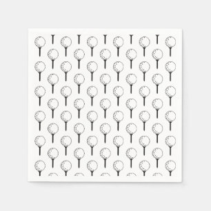 Classic Golfballen T - shirts Tijdloos Sportplezie Servet