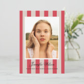 Classic Grad graduation faire-part (Debout devant)