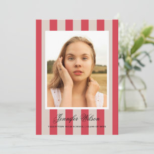 Classic Grad graduation faire-part