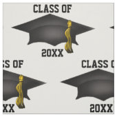 Classic Graduation Cap Class of 20XX Pattern Stof (Swatch)
