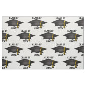 Classic Graduation Cap Class of 20XX Pattern Stof (Fat Quarter)