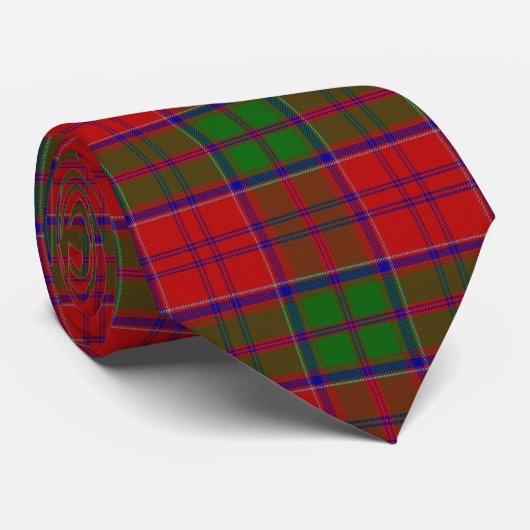 Classic Grant Tartan Plaid Stropdas (Opgerold)