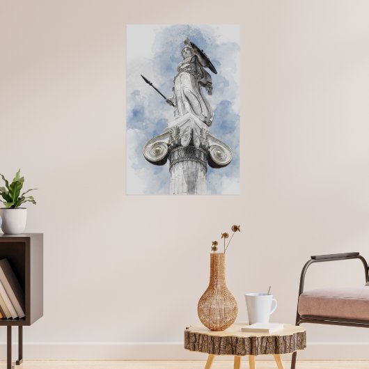 Classic Greek Statue Athena Photo Print – Timeless (Woonkamer 3)