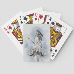 Classic Greek Statue Athena Poker Cards – Art Kaar Pokerkaarten