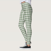Classic Green Houndstooth Leggings Motifs (Gauche)