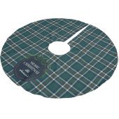 Classic Green Tartan Plaid Custom Tree Skirt Kerstboom Rok (Gekanteld)