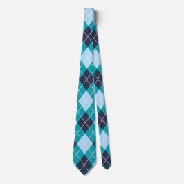 Classic Green White Black Pattern Neck Tie Stropdas