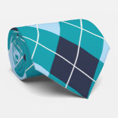 Classic Green White Black Pattern Neck Tie Stropdas (Opgerold)