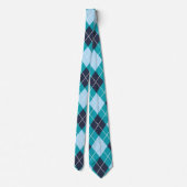 Classic Green White Black Pattern Neck Tie Stropdas (Achterkant)