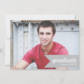 Classic Grey Faire-part - Invitation (Devant)