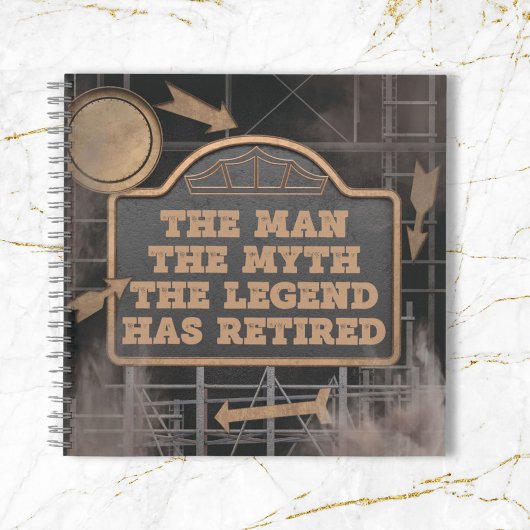 Classic Grey Metal Legend Retraite Livre d'or