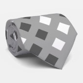 Classic gris clair Plaid Unisex Cravate (Roulé)