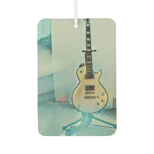 Classic guitar gift for dad luchtverfrisser (Voorkant)