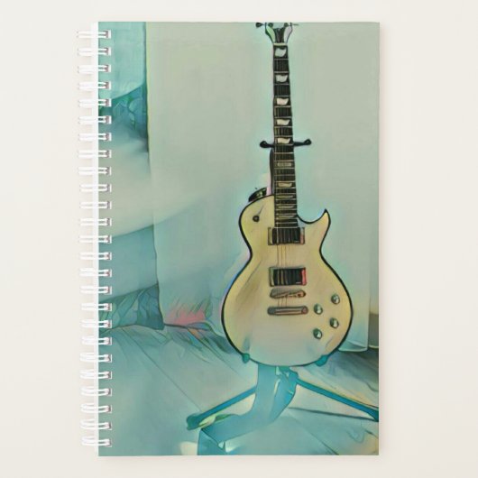 Classic guitar gift for dad planner (Voorkant)