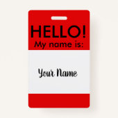 CLASSIC HALLO BADGE (Voorkant)