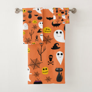 Classic Halloween couleurs symboles motif