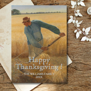 Classic Happy Thanksgiving Harvest Kaart