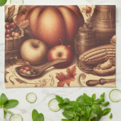 /Classic Happy Thanksgiving Theedoek (Gevouwen)