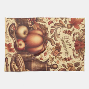 /Classic Happy Thanksgiving Theedoek