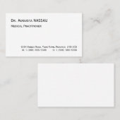 Classic Health Care Professional Visitekaartje (Voorkant / Achterkant)