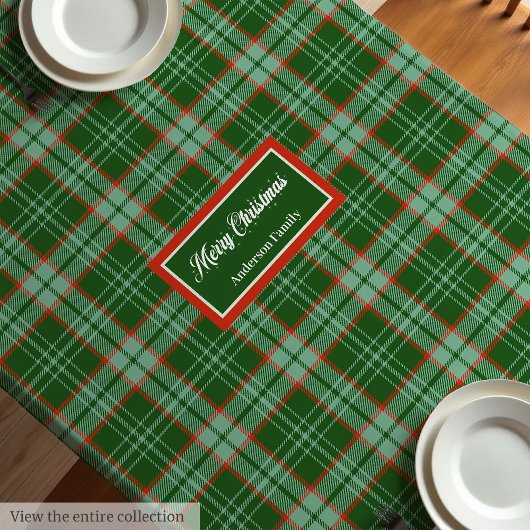 Classic Holiday Tablecloth Personalized Gift Touch Tafelkleed