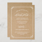 CLASSIC HOLIDAY | VERZOEK VAN DE PARTIJ VAN HOLID KAART (Voorkant / Achterkant)