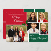 Classic Holly 5 Foto Vakantie Kaart (Voorkant / Achterkant)