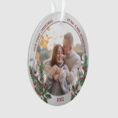 Classic Holly Pine Silver Frame Photo Nouveaux mar (devant)