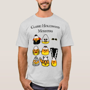 Classic Hollywood Monsters Candy Corn T-shirt